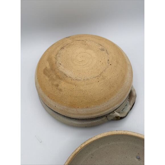 Otagiri "Horizon" 2.5 Quart Covered Casserole MCM Beige Brown Blue - Picture 7 of 11